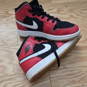 Nike Red and Black Sneakers